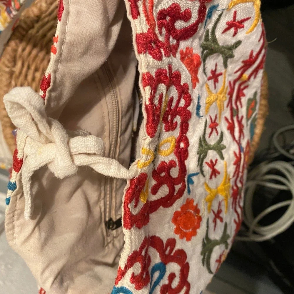 Embroidered Hobo Bag Women Boho Floral Festival